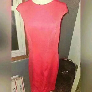 Betsey Johnson Womans Hot Pink Dress Size 10.
